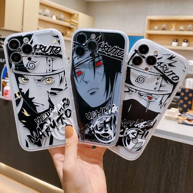 EDENTOY Compatible with iPhone 14 Pro max Phone Case Cartoon Anime Character Phone Case Cartoon Boy Anime Phone Case TPU Soft Transparent Men's Phone Case Shockproof 6.7 inch Transparent Phone Case