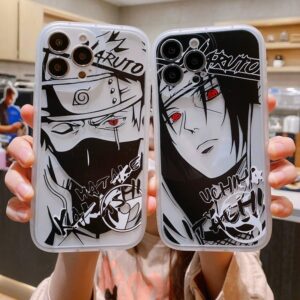 EDENTOY Compatible with iPhone 14 Pro max Phone Case Cartoon Anime Character Phone Case Cartoon Boy Anime Phone Case TPU Soft Transparent Men's Phone Case Shockproof 6.7 inch Transparent Phone Case