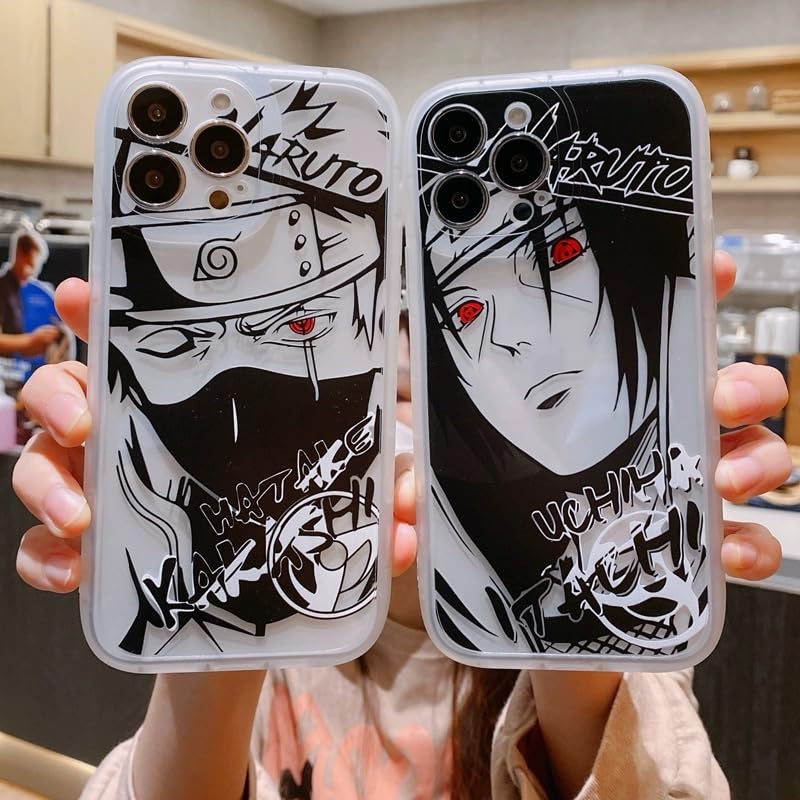 EDENTOY Compatible with iPhone 14 Pro max Phone Case Cartoon Anime Character Phone Case Cartoon Boy Anime Phone Case TPU Soft Transparent Men's Phone Case Shockproof 6.7 inch Transparent Phone Case