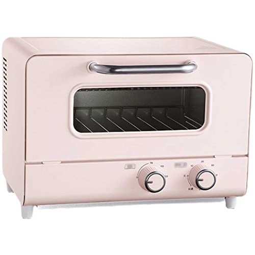 FZZDP Electric Oven Pink Household Small Oven Capacity Multifunction Baking Mini Air Toaster Oven Electric Oven for Baking