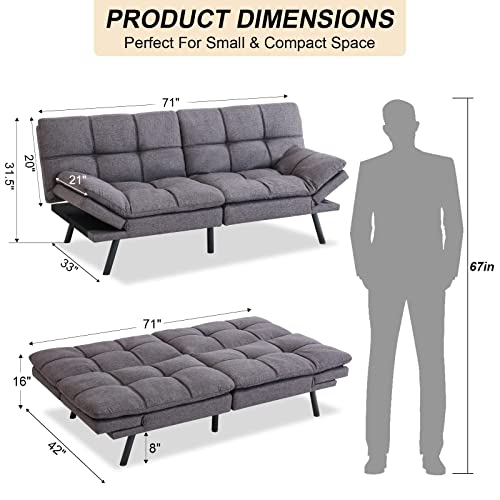 Opoiar JJCSFGY02 Sofabed, Grey