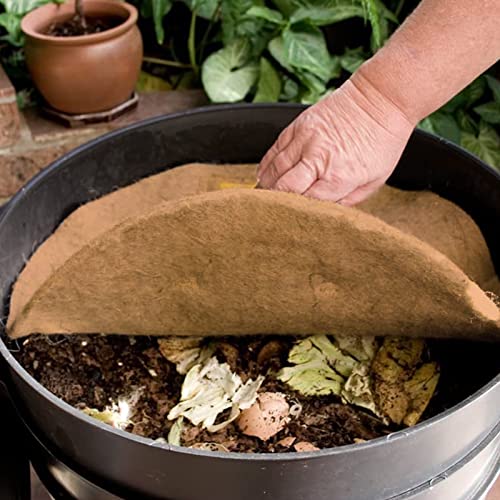 Worm Blanket, Worm Bin Blankets, Worm Composter, Compost Tumbler Worm, Farm Kit Worm Bin Bag Garden Compost Bin Worm Jute Fibre for Compost Bin, Jute Fibre for Compost Bin, Compost Tumbler Moist