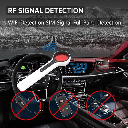 KILLOVE Hidden Camera detectors Bug Detector Anti spy Camera RF GPS Tracker Detector Magnet Detection Vibration Detection Sound Vibration Light Three Kinds of prompts for car Indoor Outdoor