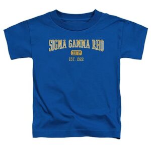 sigma gamma rho sorority official est. date unisex toddler t shirt,royal blue, 3
