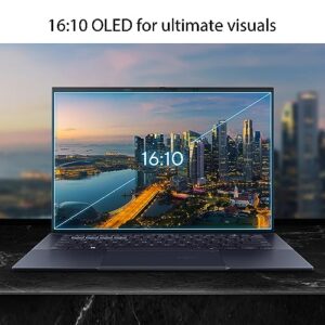 ASUS ExpertBook B9 OLED Ultralight Business Laptop, 14” OLED Display, Intel vPro® Essentials with Intel® Core™ i7-1355U, 1TB SSD, 16GB RAM, Win 11 Pro, All-Day Battery Life, Star Black, B9403CVA-XVE75