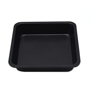 domela baking mold,cake mould,baking baking tray metal square baking pan carbon steel oven toast bread cookie cake tray mold loaf pastry baking diy non stick tool 2pcs black pan