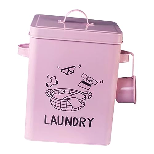 DOITOOL Box Washing Powder Drum Pet Food Dispenser Multifunctional Storage Box Makeup Storage Case Laundry Organization Storage Laundry Container Makeup Wall Organizer Useful Box