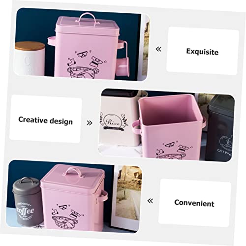 DOITOOL Box Washing Powder Drum Pet Food Dispenser Multifunctional Storage Box Makeup Storage Case Laundry Organization Storage Laundry Container Makeup Wall Organizer Useful Box