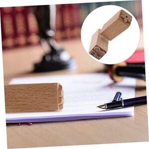 SEWACC 2pcs Seal Scrapbooking Stamps Scrapbook Tools Chocolate Molds Christmas Wooden Rubber Stamp DIY Dessert Maker Cake Stamp Traditional Chinese Stamp Cake Stampers Dessert Stamper Die