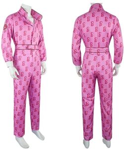 wanxiaofeng movie 80s workout pink jumpsuit costume women cosplay outfit kids clothes (style 1-kids, x-large)
