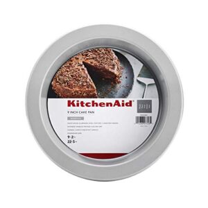 KitchenAid KE956OSNSA Nonstick Round Cake Pan, 9-Inch, Silver (Pack of 2)