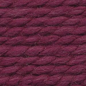 Lion Brand Yarn Wool-Ease Thick & Quick Yarn, Soft and Bulky Yarn for Knitting, Crocheting, and Crafting, 1 Skein, Fig (Pack of 2)