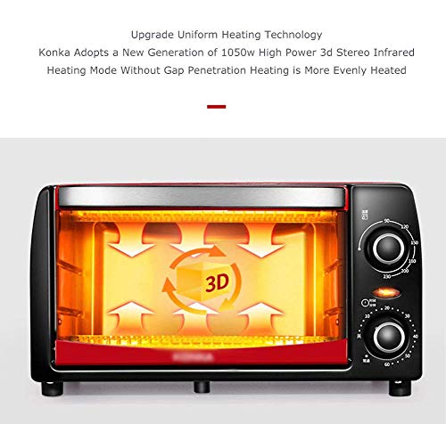 FZZDP Microwave Oven Electric Oven Home Baking Machine Mini Small Automatic Multi-Function Cake Bread,Steel Countertop Microwave Oven