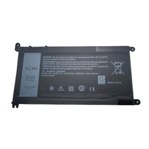 42wh wdxor replacement laptop battery for dell inspiron 13 15 5000 7000 series 5368 5378 5379 7378 5565 5567 5568 7579 17 5765 5767 5770 3490 3590 3340 3400 3390 3500 3190 wdx0r p69g 3crh3 11.4v