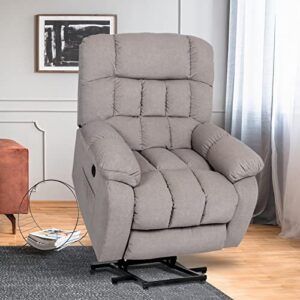 liujun electric chairs with remote control heat massage armchair sofa chair power lift recliner chair for elderly faux leather