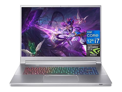 acer Predator Triton 300 SE Gaming Laptop 2023 Newest, 16" 240Hz Display, Intel Core i7 12700H Processor, NVIDIA GeForce RTX 3060 Graphics, 32GB DDR5 RAM, 2TB SSD, Backlit Keyboard, Windows 11 Home