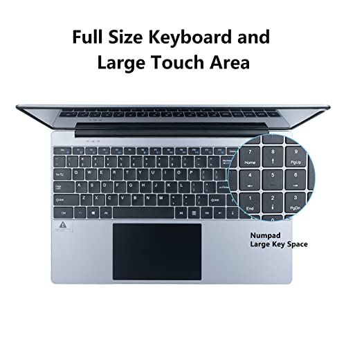 ANMESC Laptop Computer｜Laptop 15.6" with 1080P FHD Display｜Quad-Core Intel Celeron N5095 Processors｜12GB DDR4 512GB SSD｜Windows 11 Laptop Computers｜2.4G/5G WiFi｜Bluetooth 4.2｜Numeric Keypad｜Type-C