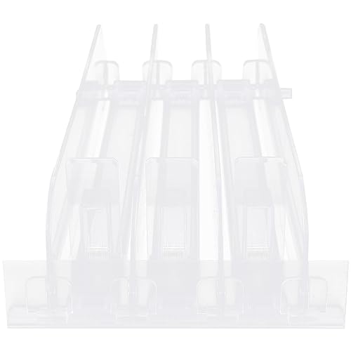 Pusher Tray Rack 3Pcs Drink Organizer for Fridge Automatic Beverage Pusher Glide Self-Pushing Soda Rack Can Organizer for Refrigerator Automatic Vending Machine