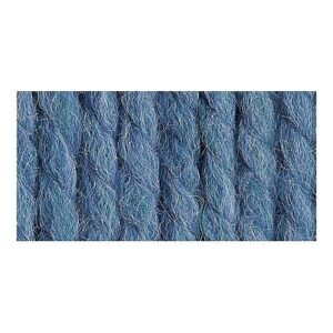 Lion Brand Yarn Wool-Ease Thick & Quick Yarn, Soft and Bulky Yarn for Knitting, Crocheting, and Crafting, 1 Skein, Denim (Pack of 2)