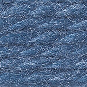 Lion Brand Yarn Wool-Ease Thick & Quick Yarn, Soft and Bulky Yarn for Knitting, Crocheting, and Crafting, 1 Skein, Denim (Pack of 2)