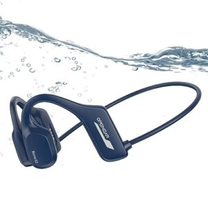 guudsoud swimming headphones,bone conduction headphones bluetooth 5.3,ip68 waterproof headphones sport earphones with mp3 player 32g memory,wireless open ear underwater earbuds for running,cycling
