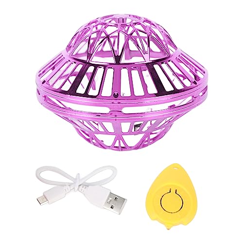 Airshi Flying Orb Toys, Hover Fly Toy Suspension Induction Intelligent Cyclotron for Square (Purple)