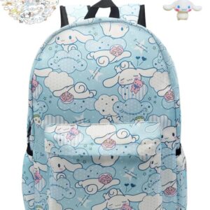 Back-packs for boys girl school-bag book-bags casual daypack laptop travel cute back-pack(School-bag + pendant + sticker)