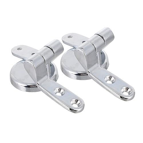 OSALADI Braces Kit 1 Set Toilet Lid Hinge s Toilet Cover Seat Toilet Seats s Toilet Repair Kit Toilet Cover Hinges Toilet Fasteners Toilet Seat Hinge Fitting Water Tank Silver