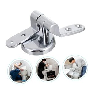 OSALADI Braces Kit 1 Set Toilet Lid Hinge s Toilet Cover Seat Toilet Seats s Toilet Repair Kit Toilet Cover Hinges Toilet Fasteners Toilet Seat Hinge Fitting Water Tank Silver