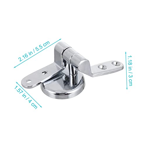 OSALADI Braces Kit 1 Set Toilet Lid Hinge s Toilet Cover Seat Toilet Seats s Toilet Repair Kit Toilet Cover Hinges Toilet Fasteners Toilet Seat Hinge Fitting Water Tank Silver