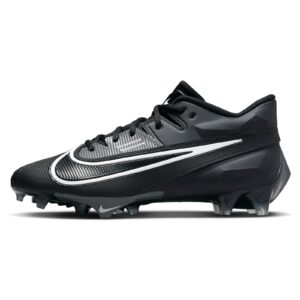 nike vapor edge elite 360 2 da5457-010 black-white-dark smoke grey men's football cleats 9.5 us