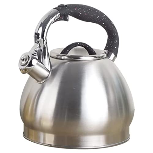 Stovetop Tea Kettle Whistling Teapot Tea Kettle Stainless Steel Whistling Kettle 3.5L Hot Water Boiler Kettle Kitchen Stovetop Tea Kettle Teapot Stove Top Kettle Tea Pot teapot