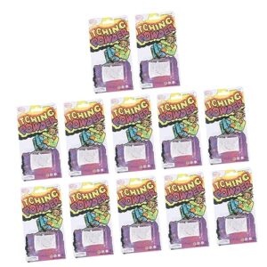 toyvian 48 pcs trick toys birthday novelty supplies itching props spoof spray fart witch play gag toy not safe prop allergic fools april day favors interesting surprise halloween powder