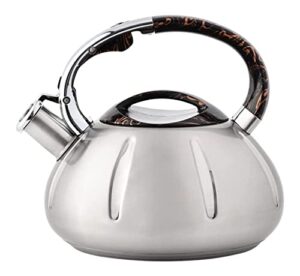 stovetop tea kettle whistling teapot tea kettle 3l stainless steel whistling tea kettle teapot make tea boil water blew coffee for induction cooker gas stove stove top kettle tea pot teapot