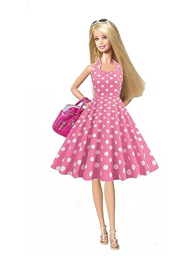 Lchiji Women Pink Gingham Swing Dress Vintage 1950s Cocktail Party Midi Dress Halter Neck Plaid A-Line Dress (Halter 2-Pink, M)