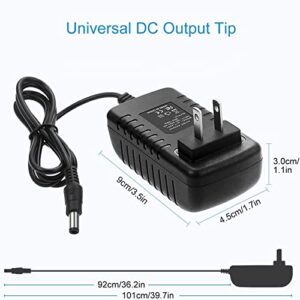 BestCH AC/DC Adapter Compatible with Neuton Model EM 5.1 Cordless Electric Lawn Mower EM5.1 Power Supply Cord