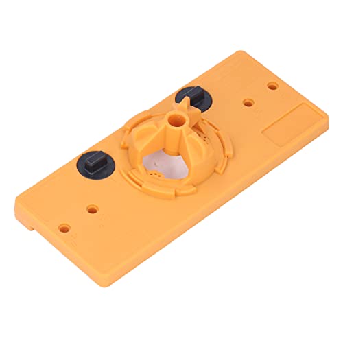 Hinge Drilling Hole Jig Concealed Hinge Hole Saw Jig,Hinge Jig Kit Hinge Jig kit Hinge Hole Cutter Hinge Hole Cutter ABS Tool (Yellow)