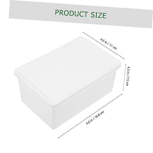 NOLITOY Box Sheet laundry storage box containers for organizing Laundry Room Bucket Laundry Holder laundry powder bin plastic drawers iron washing powder bucket white