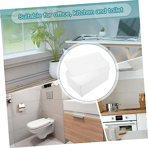 NOLITOY Box Sheet laundry storage box containers for organizing Laundry Room Bucket Laundry Holder laundry powder bin plastic drawers iron washing powder bucket white