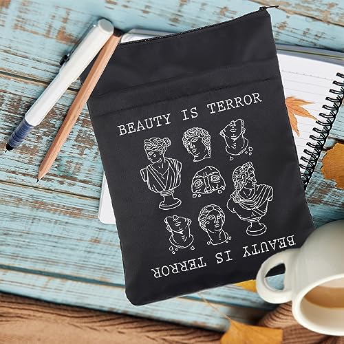 Dark Academia Bookish Gift Beauty is Terror Bookish Gift Aesthetic Bookish Literary Reader Gift (Terror-b)