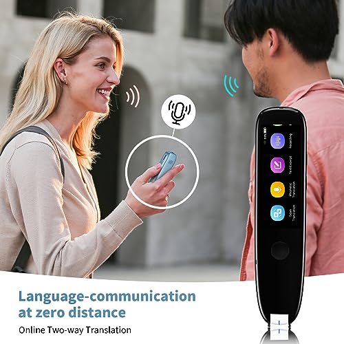 Adelagnes X3 Language Translator Device Real Time Support 112 Languages,Reader Scanner Pen Dictionary Voice Translator Text to Speech OCR/WiFi | Translator Suitable for Meetings Travel Learning