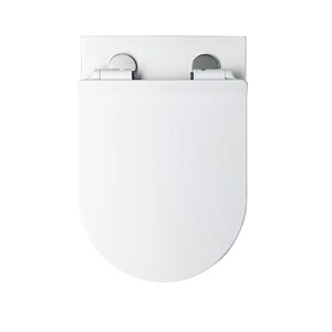 Casta Diva In-Wall Toilet Combo Set Incl. Wall Hung Toilet Bowl and Seat, Toilet Tank and Carrier System, For 2x4 / 2x6 Studs