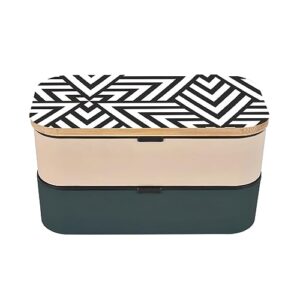 Printidea Adult Lunch Box, Bento Box, With Cutlery Set Of 3, 2 Compartments, Rectangular, Lunch Box For Adults