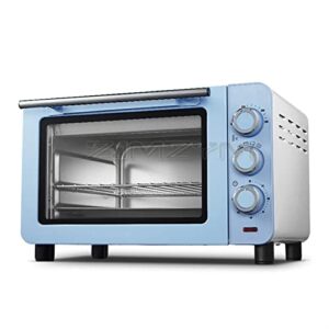 susosu microwave oven 15l electric oven household baking small mini oven multifunctional baking oven with 60min timing adjustable temperature 1200w (color : blue)