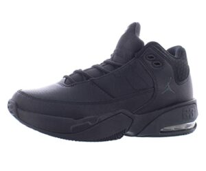 nike jordan max aura 3 boys shoes size 4, color: black/anthracite