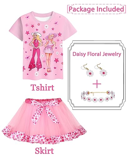 QUJQOM Costume Outfit Girls Kids Birthday Princess Tutu Dress with Necklace Earring Earring QM032XXL