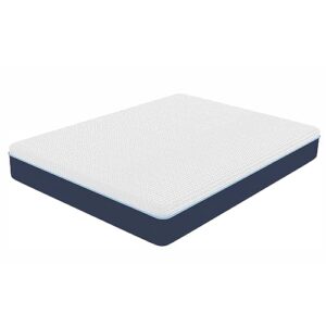 silkir 6 inch full size mattress, cooling gel memory foam mattress for pressure relieving, mattress in a box, certipur-us certified, fiberglass-free blue