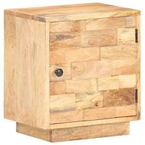 yaff bedside cabinet 15.7"x11.8"x17.7" solid mango wood