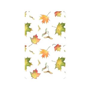 susiyo Doormat 30"x18" Autumn Bright Maple Leaves Non-Slip Indoor Entryway Door Mat (Rubber Backing)