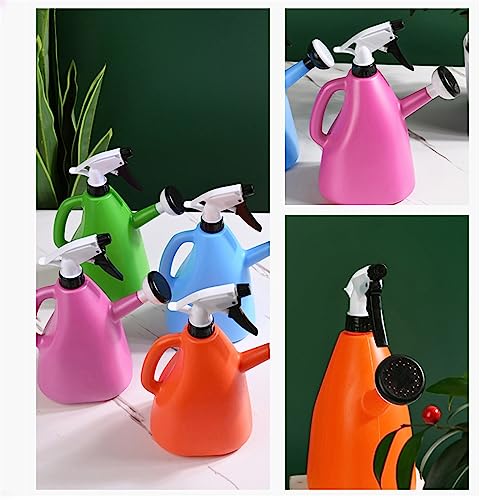 Indoor Watering Can Indoor Watering Can Small Watering Cans for House Bonsai Garden Flower with Detachable Sprayer Head Water Can for Outdoor Watering P Lants (Orange, One Size)